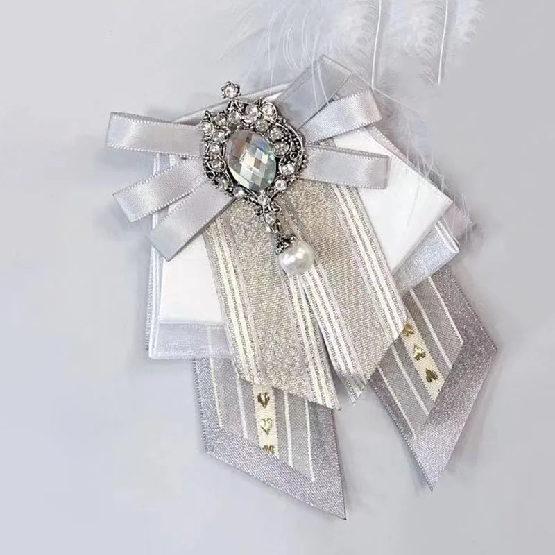 Korean Women's Lolita Bow Tie Brooch Fashion Cosplay