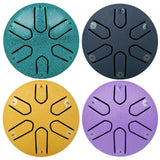 3 Inch 6-Tone Steel Tongue Drum Mini Hand