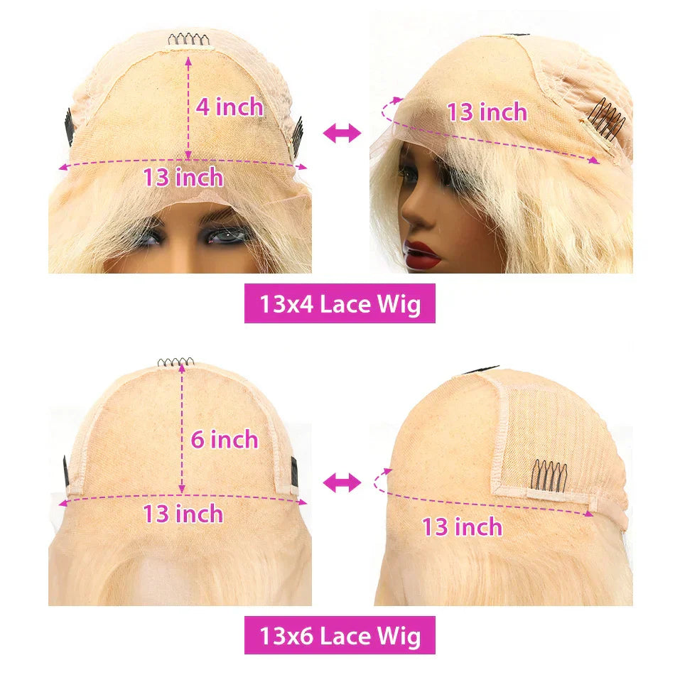 Rosabeauty HD Glueless 13x6 613 Body Wave Honey