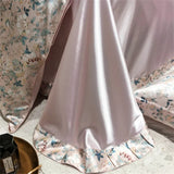 Mulberry Silk 4 Pieces Comforter Bedding Set, 1PC