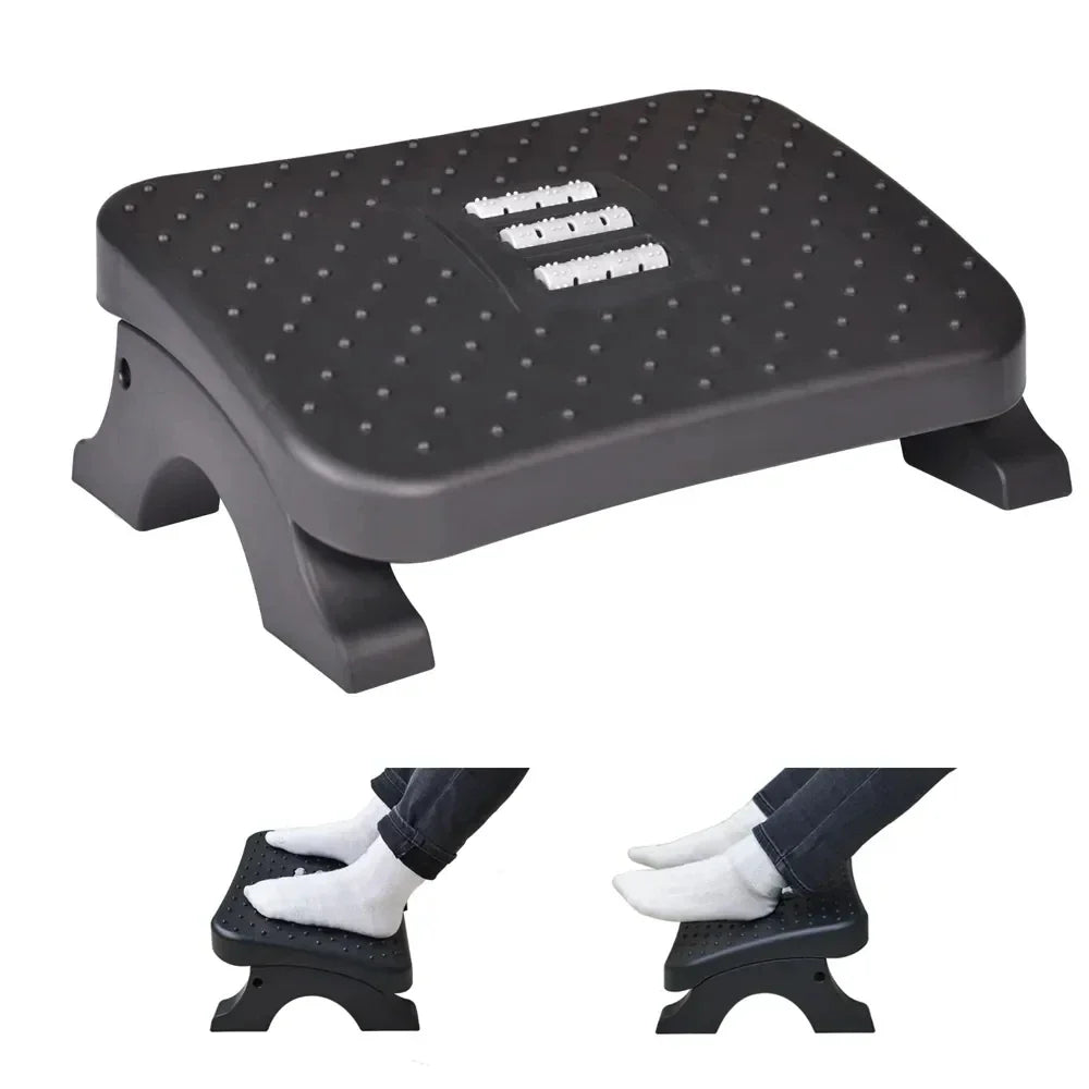 Under Desk Footrest Ergonomic Foot Stool with Massage