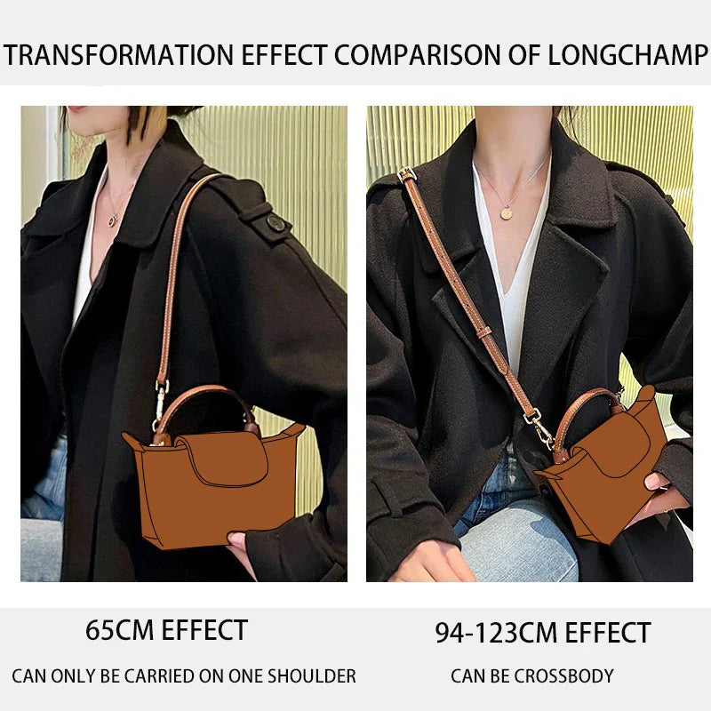 HAVREDELUXE Bag Strap For Longchamp Mini Bag Free