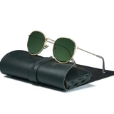 LeonLion 2023 Round Retro Sunglasses Men Round Vintage