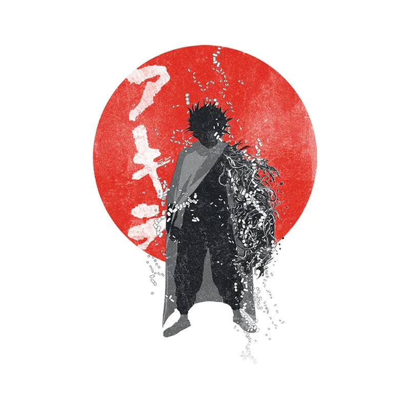 13cm For Samurai Warrior Car Accessories Sticker ScratchProof
