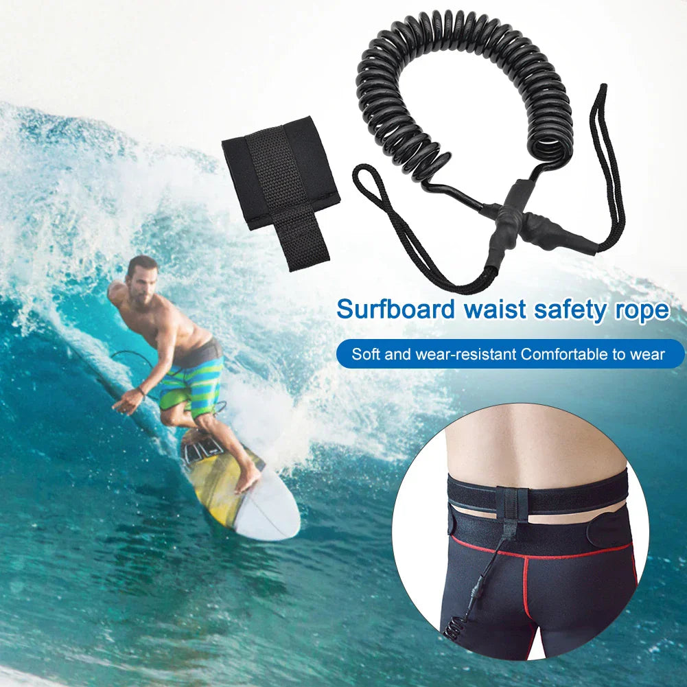 6mm Water Sport Surfboard Leash TPU Spring Rope