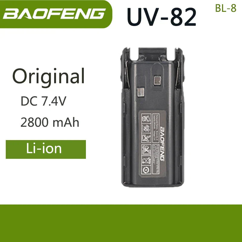 Baofeng UV 82 BL-8 Battery Walkie Talkie Ham