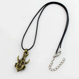 Movie Supernatural Dean Leather Rope Coppery Pendant Necklace