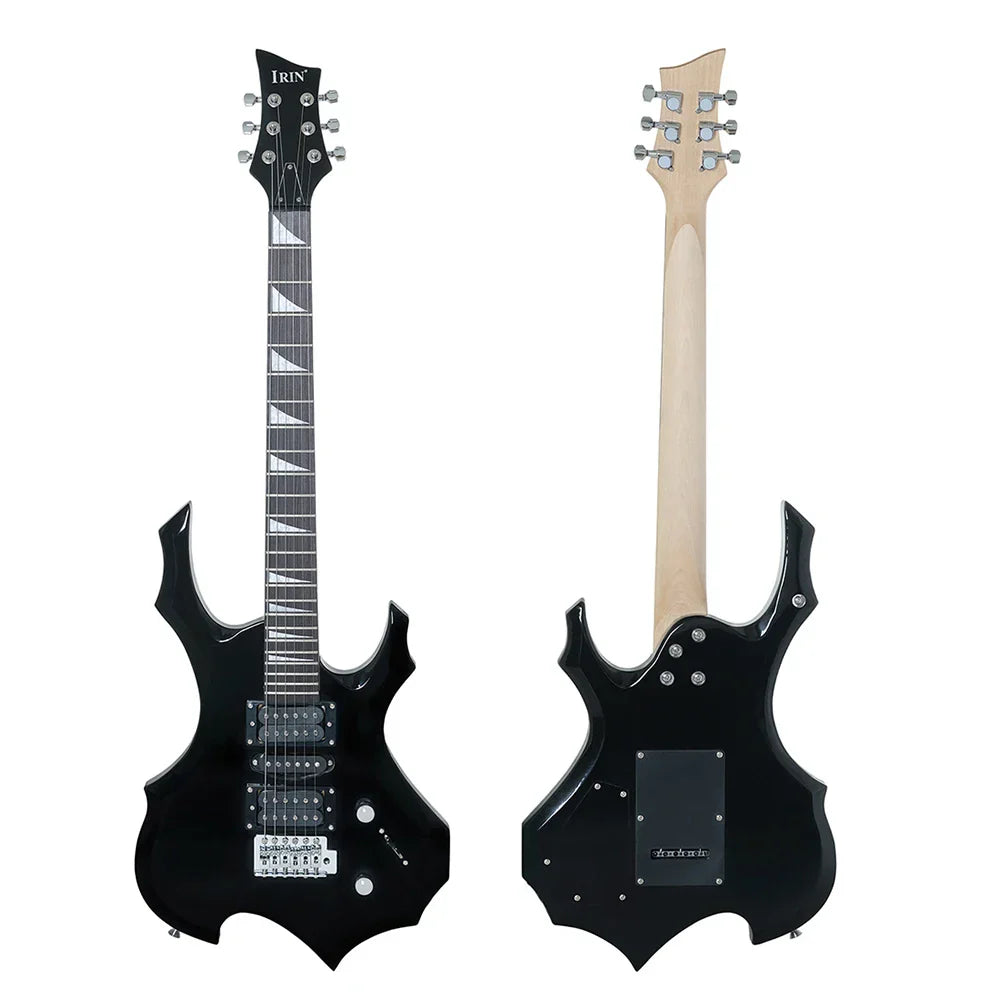 IRIN 24 Frets Electric Guitar Maple Neck Flame