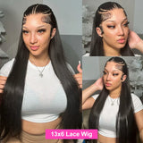 Luvin 30 Inch HD Transparent Straight 13x4 13x6