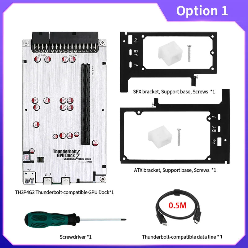 Thunderbolt-compatible GPU Dock TH3P4G3mini Graphics Card USB3.0 Extended