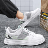 Men's Sport Shoes Summer All-match Soft Sole Leather Casual Shoes Youth Student Board Shoe Comforts Platform Traini Shoe Jogging