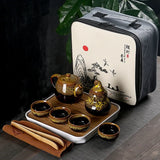 Creative Portable Travel Tea Set With Tea Bag
