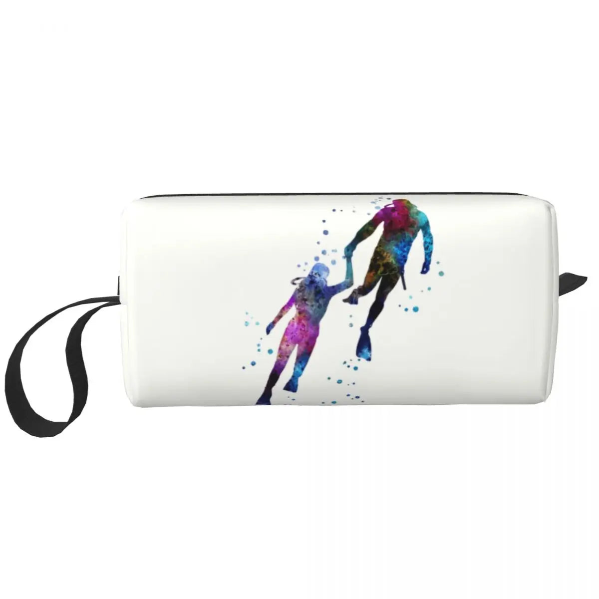 Born To Dive Padi Flag Cosmetic Bag Women