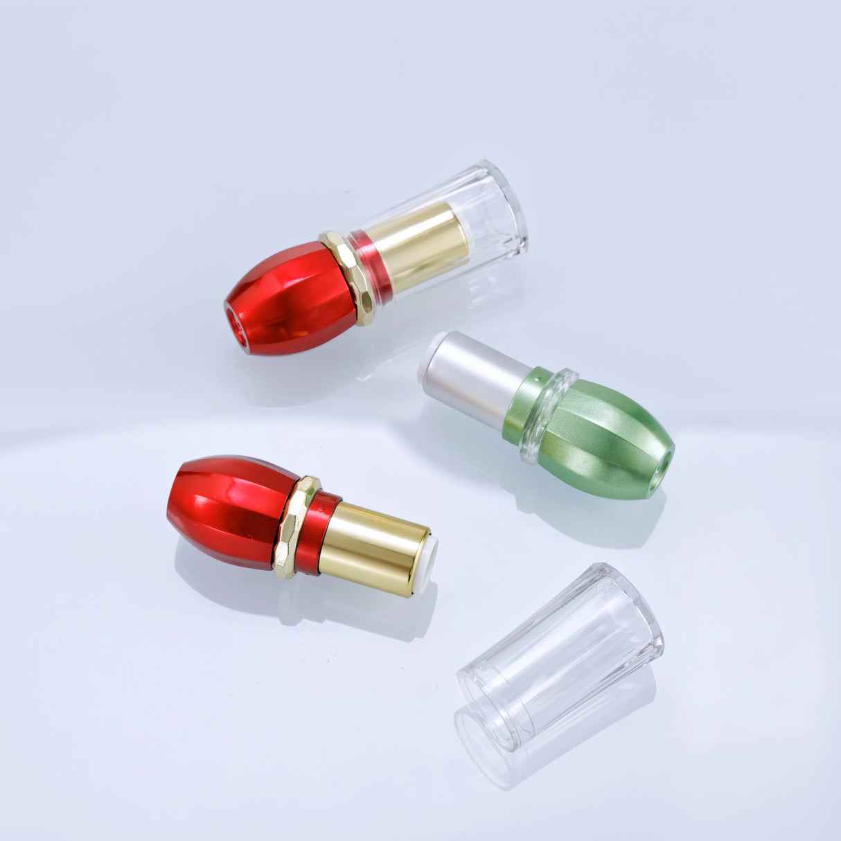 12.1mm DIY Green Bottle Lipstick Refillable Wholesale Lip