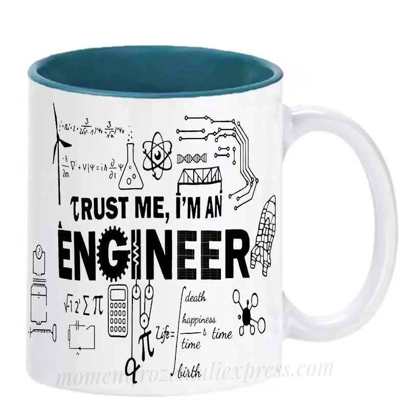 Engineer Cups Mechanic Coffee Mugs Scientific Technical Office