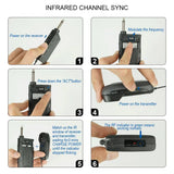 Professional Baomic TR15 Saxophone UHF Wireless Microphone System