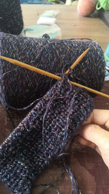 500g Mohair Silk Wool Yarn For Knitting Plush