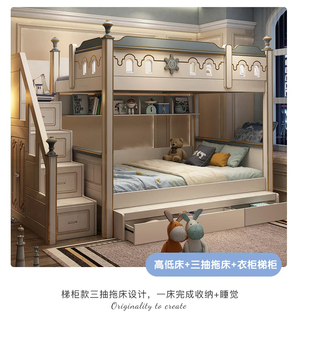 Drawers Master Simple Bed High Master Storage Sleeping