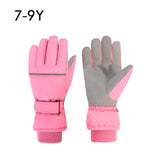 Waterproof Adult Kids Ski Gloves Thick Children Mittens