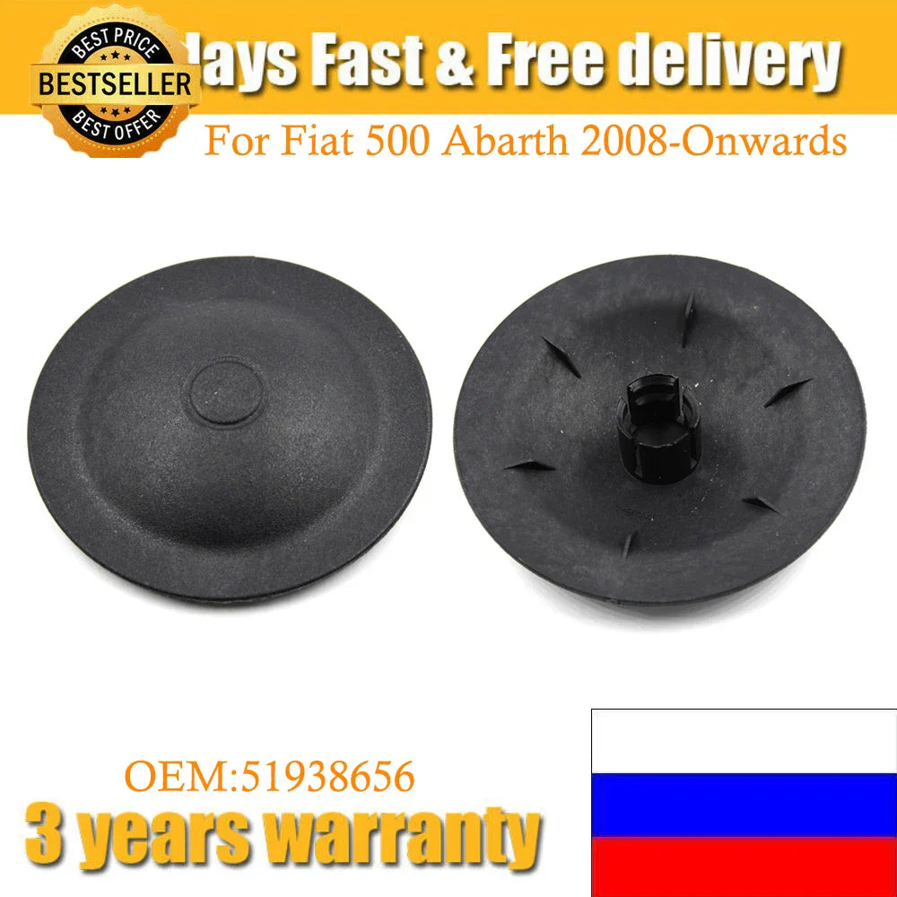 2Pcs Front Shock Absorber Nut Cover for Fiat 500 Abarth