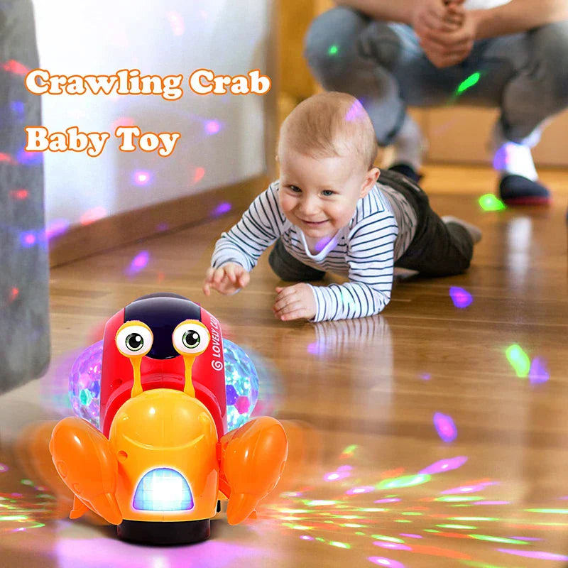 Children Toy Crawling Crab Walking Dancing Electronic Pets