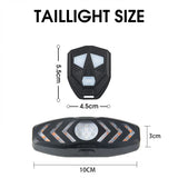 Bike Rear Lamp Smart Cycle Wireless Remote Turn