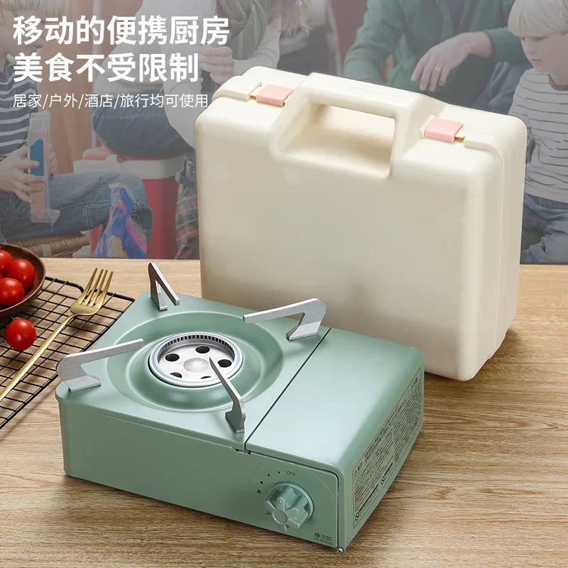 Explosion-proof Mini Portable Gas Stove Cooktops 2.1KW Alloy