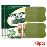 60/12PCS Detox Foot Patches Pads Natural Herbal Wormwood