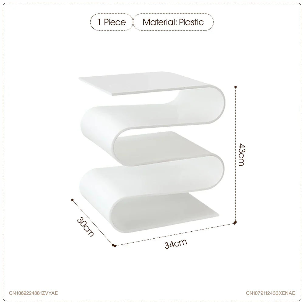 Nordic Transparent Acrylic Personality Bookshelves Living Room Minimalist