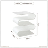 Nordic Transparent Acrylic Personality Bookshelves Living Room Minimalist
