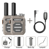 2PCS ABBREE AR-63 Mini Walkie talkie Wireless Copy