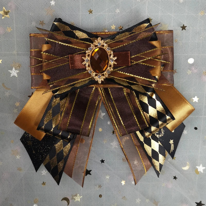 Original Bow Tie Brooches for Women, Lolita Suits