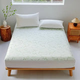 1pc Waterproof Bamboo Mattress Cover (Without Pillowcase), Cooling