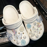 Shoe Charms for Croc Accessories Artificial Crystal Shoe