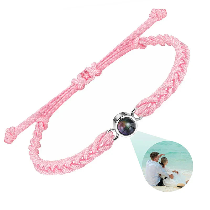 Custom Bracelets with Picture inside Customized Projection Bracelets