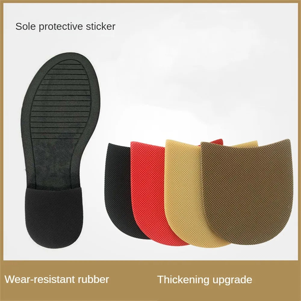 124PCS Rubber Glue on Heels Grip Pads Shoe