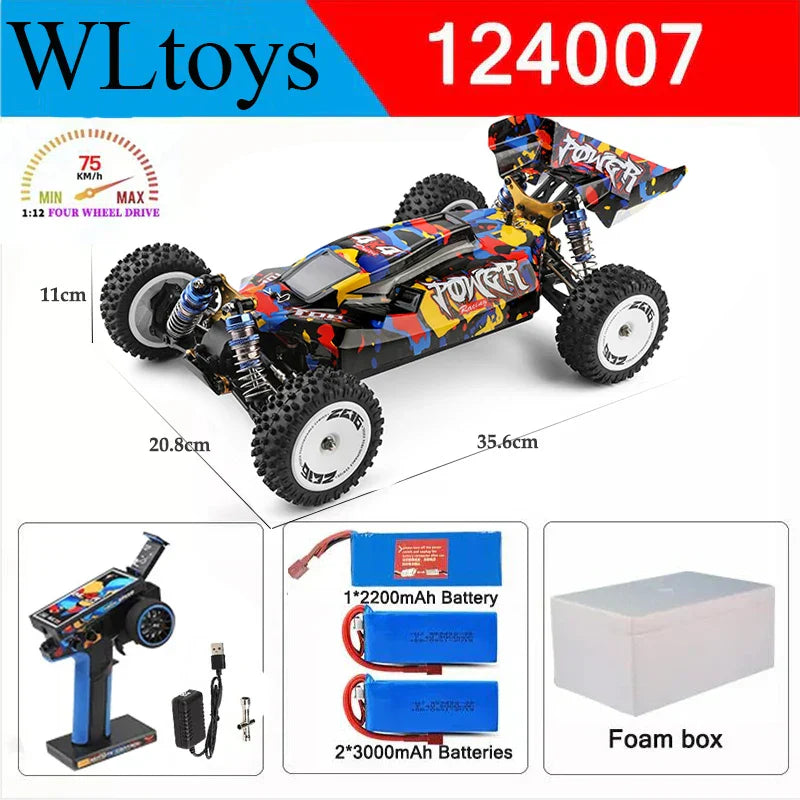 Wltoys New 124017-V8 1/12 2.4G Racing RC Cars