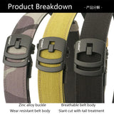 TUSHI New Military New Belt For Men Sturdy