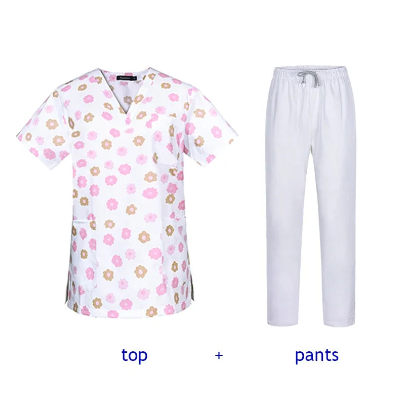 viaoli High Quality New Scrubs uniform Suit beauty