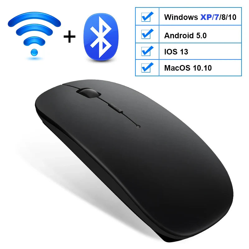 Wireless Mouse Computer Bluetooth Mouse Silent PC Mause