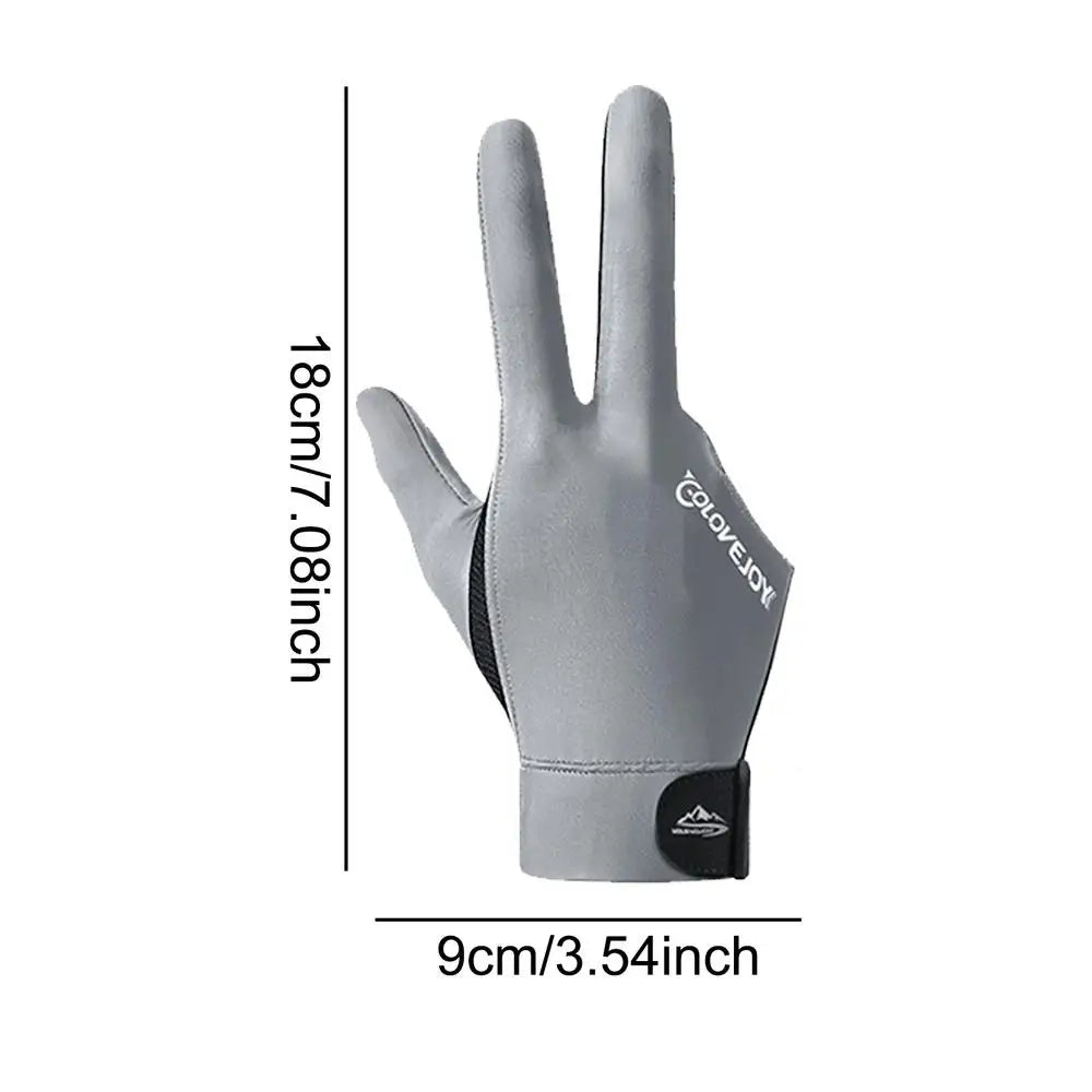 1pcs Polyester Spandex Snooker Billiard Cue Glove Pool