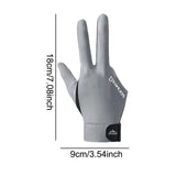 1pcs Polyester Spandex Snooker Billiard Cue Glove Pool