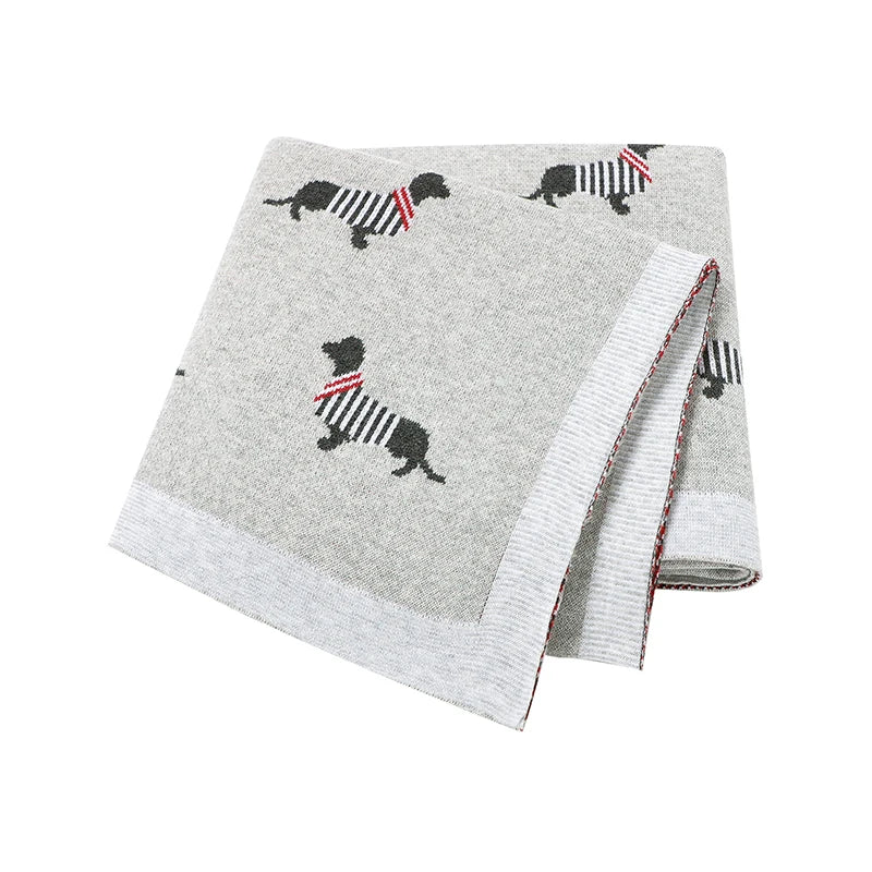 Newborn Baby Blankets Super Soft Knitted Infant Kids