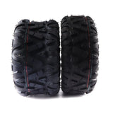 8 Inch Tubeless Tires - Front 19x7-8 Rear 18X9.50-8 Kart, ATV, UTV Dirt Bike Tires, Quad Dirt Buggy Road Tires