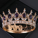 Baroque Crystal Tiaras And Crowns Rhinestone Prom Diadem