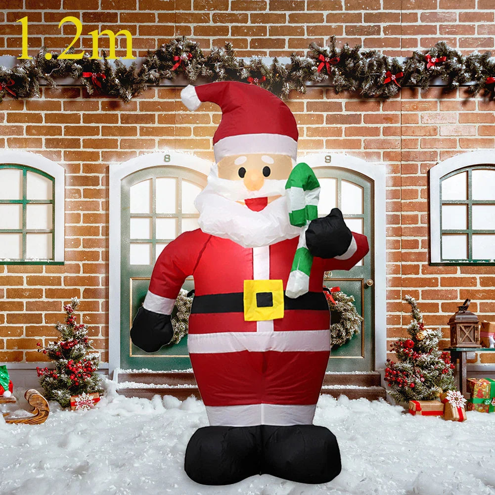 Christmas Inflatable Decoration Toy Built-in LED Lights Inflatable