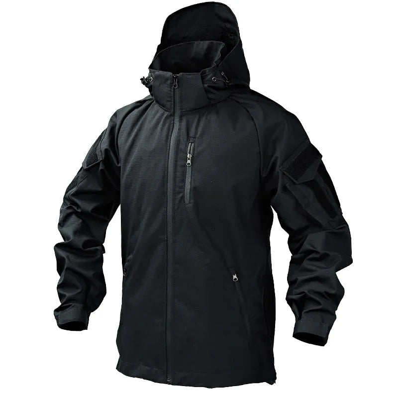 Men's Tactical Hooded Sets Outdoor Multiple Pockets Wear-resistant