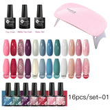 Mtssii 13/16Pcs Gel Nail Polish Set With 36W