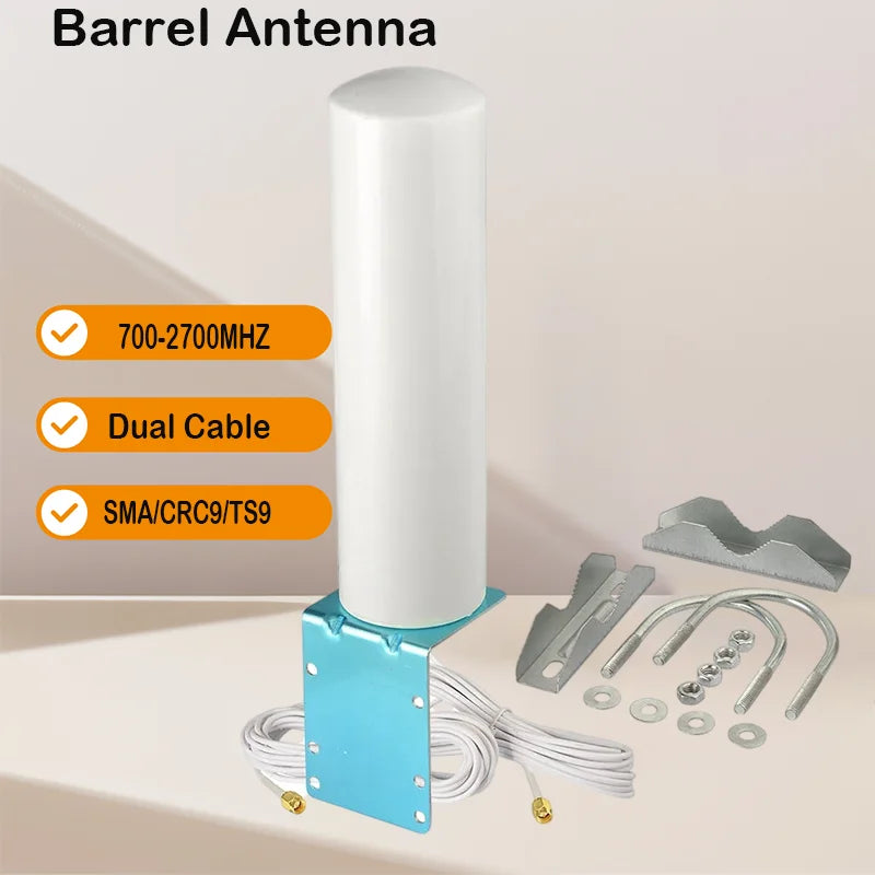 700-2700MHZ 4g LTE External Antenna Outdoor Dual Cable