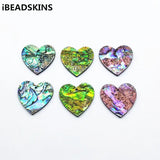 30x30mm 30pcs Acrylic with Shell Heart